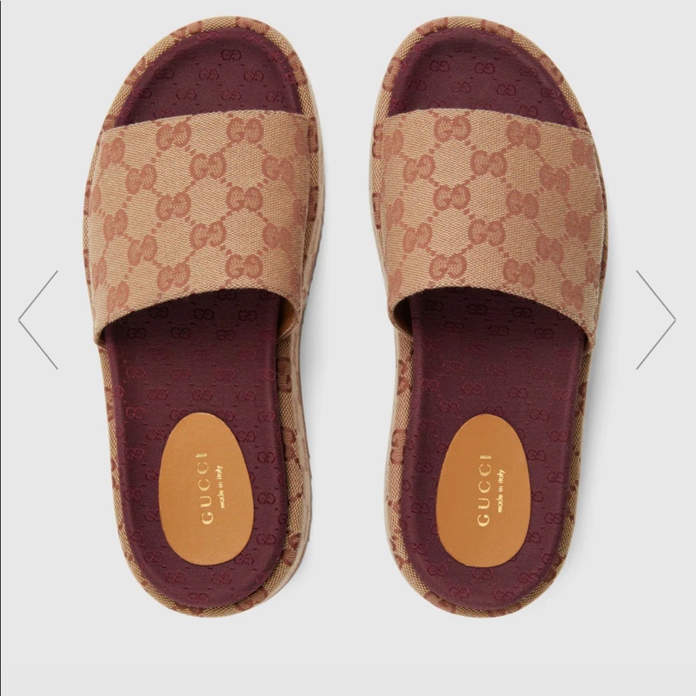 GUCCI Women’s OriginL GG Slide Sandal size 12